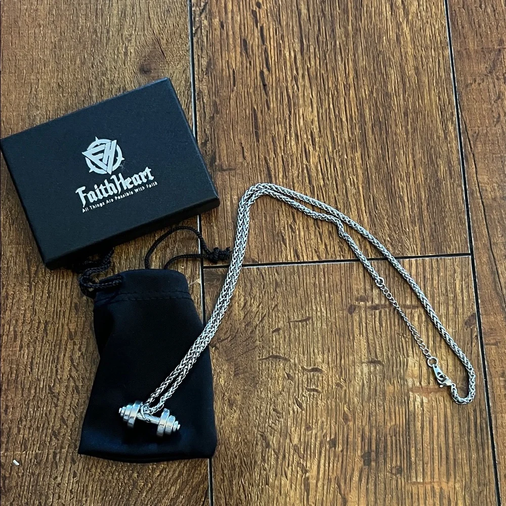 Dumbbell Necklace